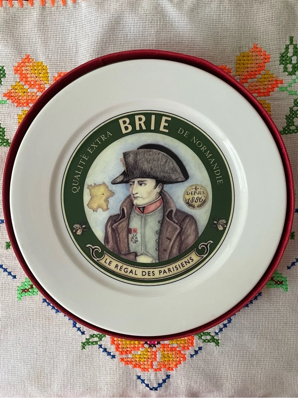 Vintage Restoration Hardware French Cheese Plates Set of 4